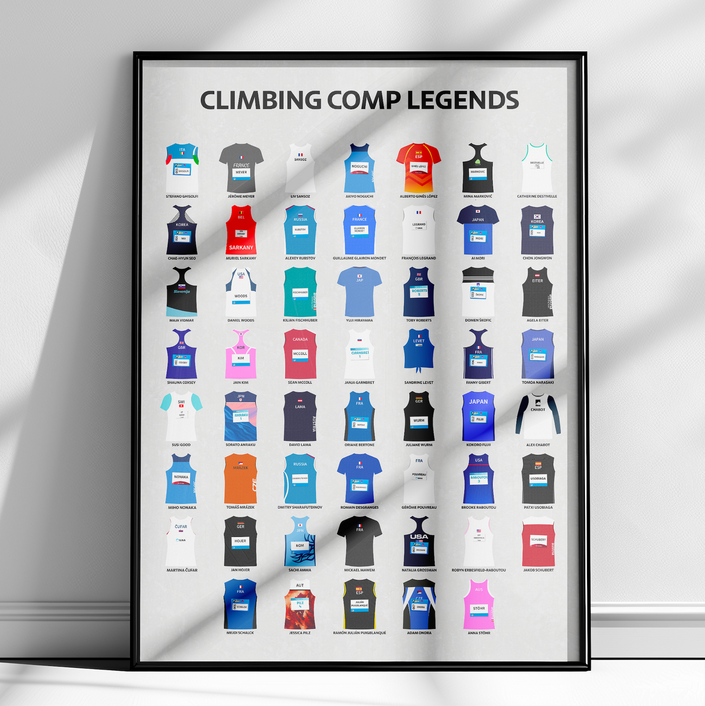 Poster CLIMBING COMP LEGENDS