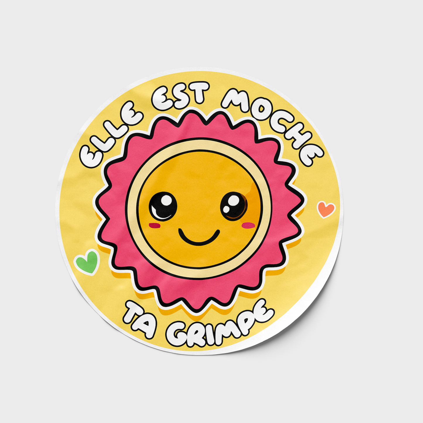 Planche de stickers escalade humour – “Tu grimpes comme un cul” & phrases cultes"