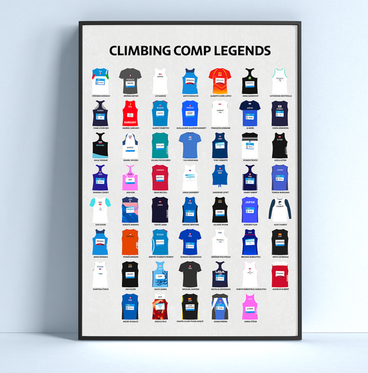 Poster CLIMBING COMP LEGENDS