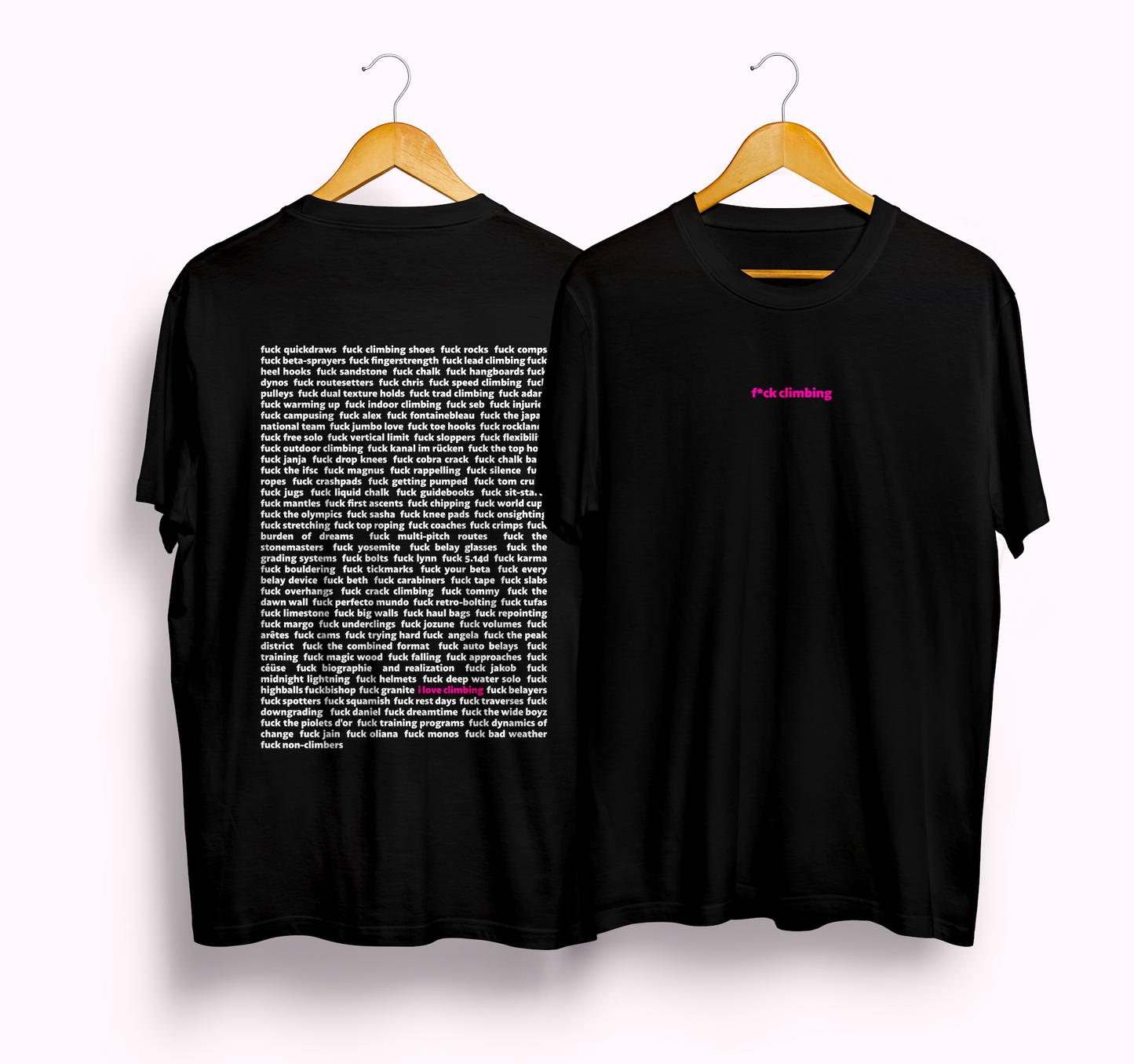 T-shirt F*CK CLIMBING