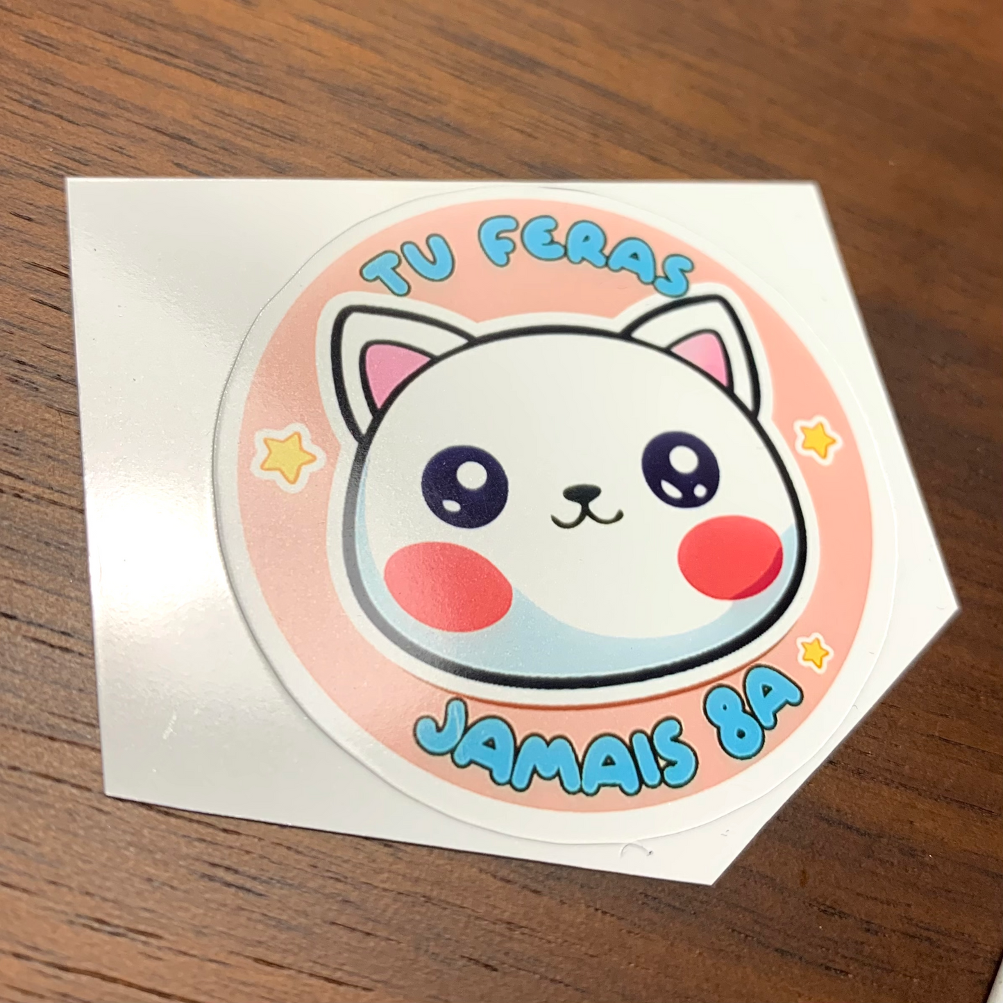 Sticker escalade humour – “Tu feras jamais 8A” | Cadeau grimpeur