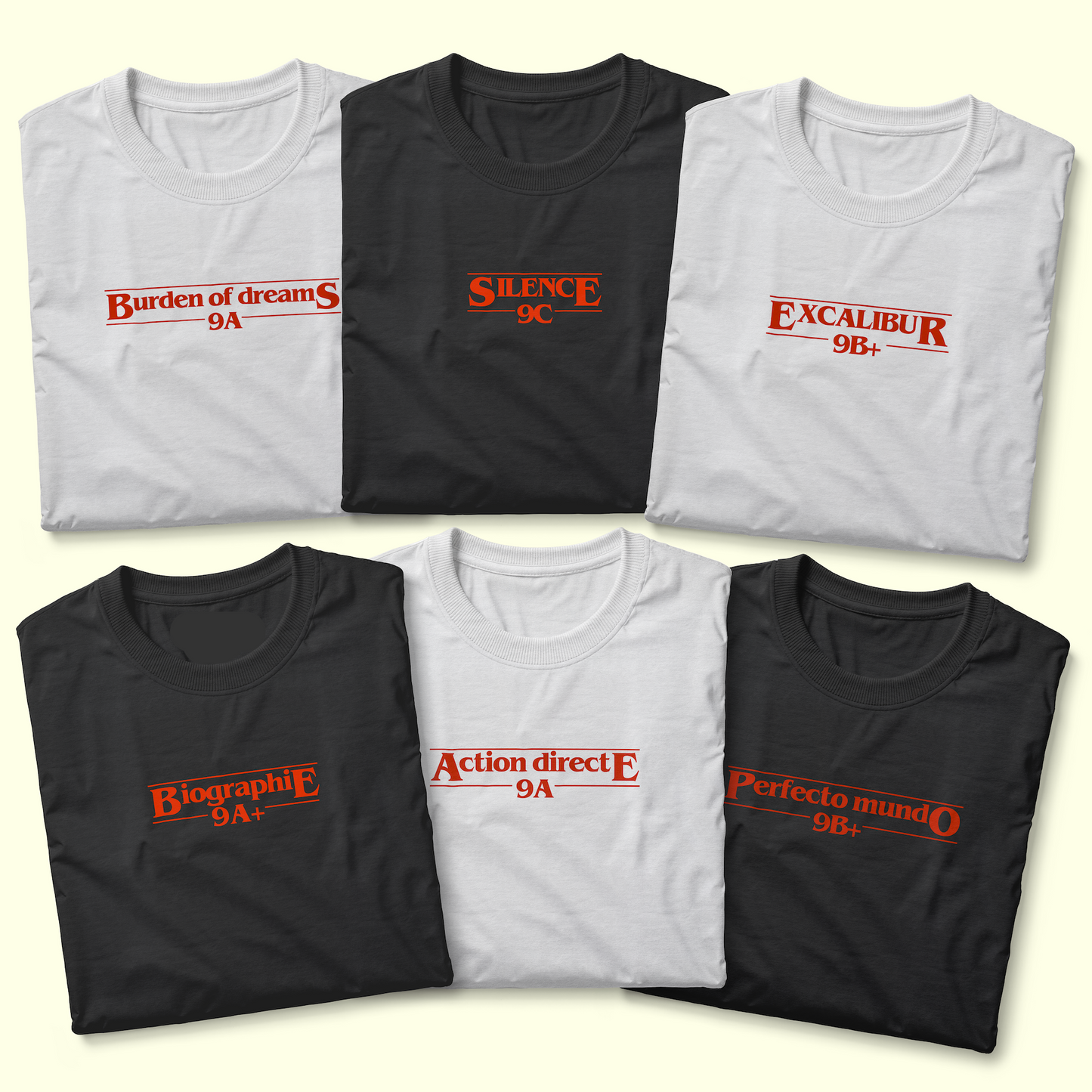 T-shirt VOIES MYTHIQUES & BLOCS LÉGENDAIRES (Silence, Biographie, Action Directe…)