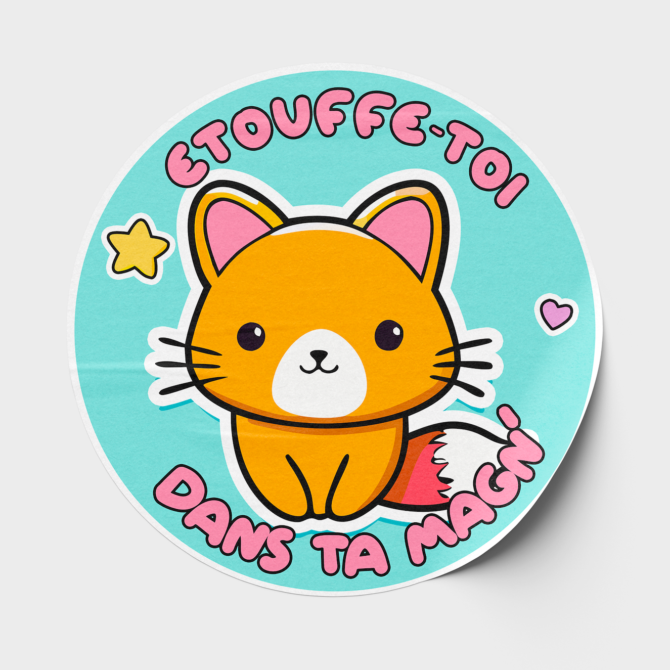 Sticker escalade humour – “Étouffe-toi dans ta magnésie” | Accessoire grimpe